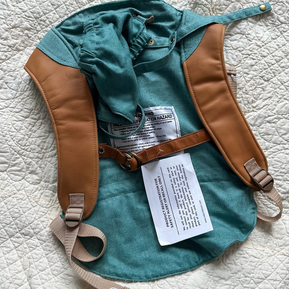 Sakura Bloom Leather Onbuhimo NWT - Picture 2 of 2